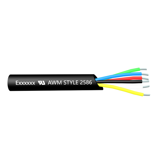 UL AWM 2586 Cabo de Força PVC Fio de Cobre Flexível Resistente a UV