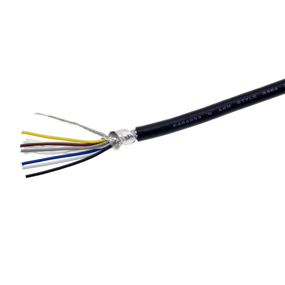 UL2464 80 ℃ 300V PVC Cabo de alimentação AL trançado de cobre blindado