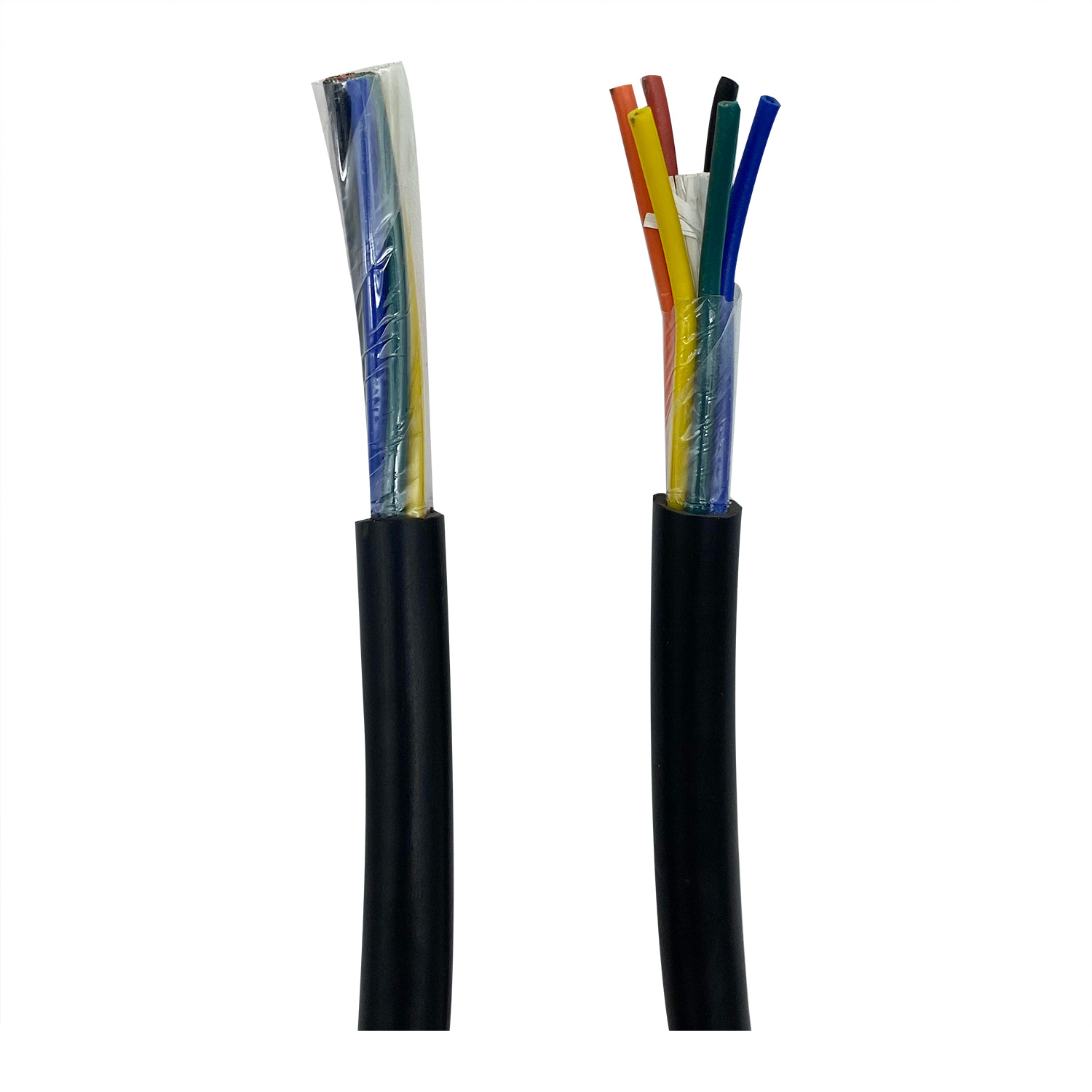 UL2517 2C 4C 6C Black PVC Jacket Stranded cobre AWM Cable