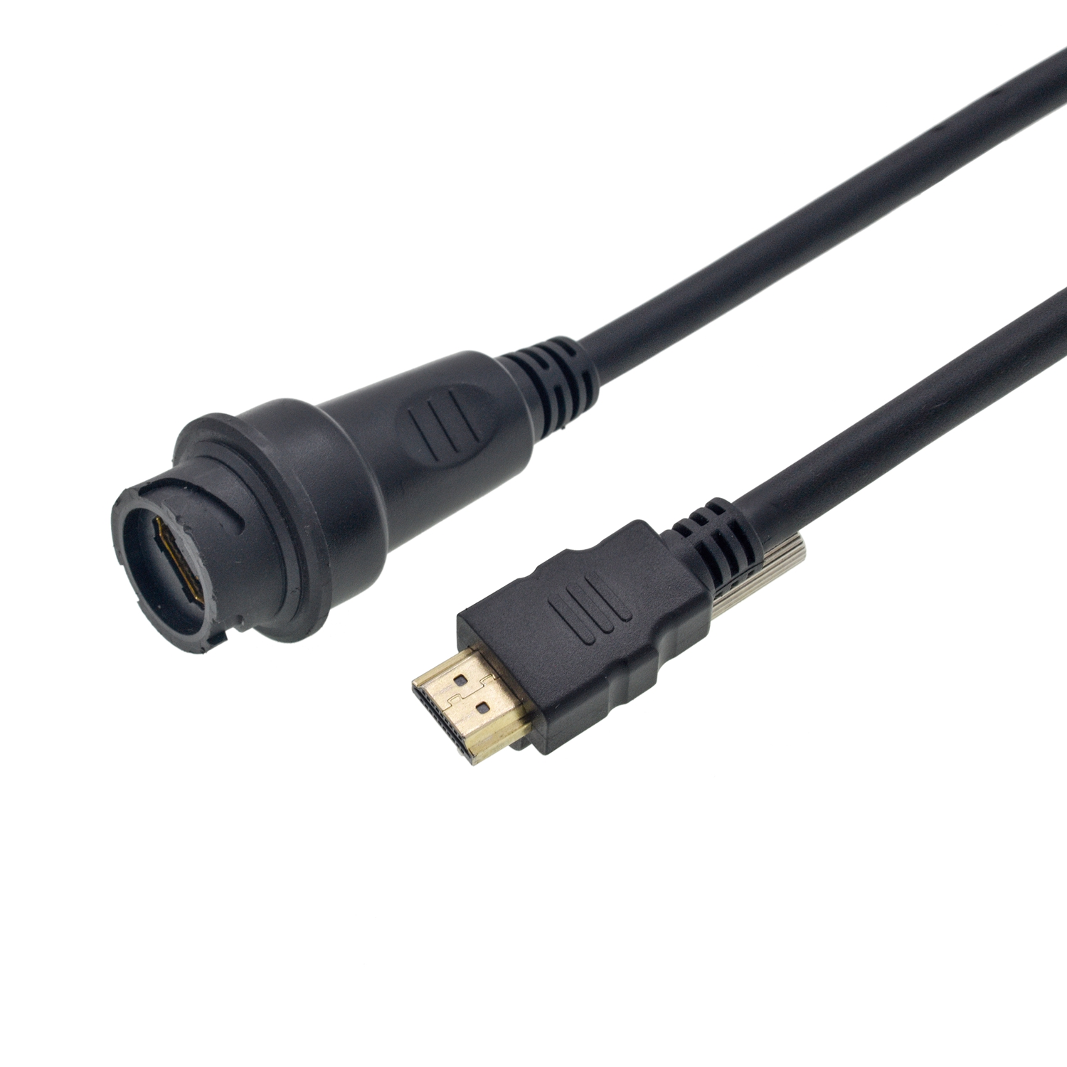Chicote el&eacute;trico de fia&ccedil;&atilde;o automotiva para carca&ccedil;a de plugue HDMI M36 &agrave; prova d'&aacute;gua