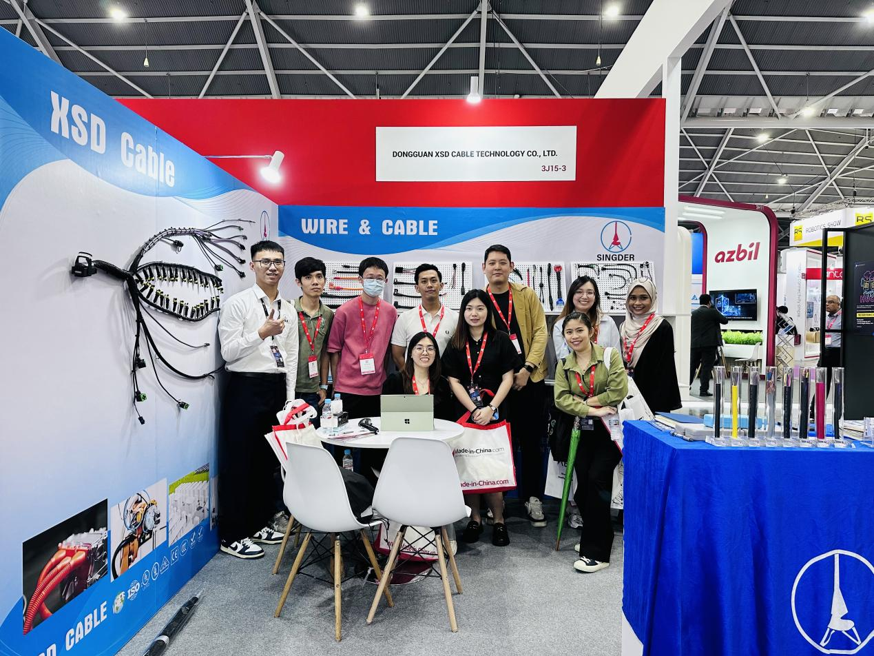 Dongguan XSD Cable participa da bem -sucedida exposição industrial de Cingapura