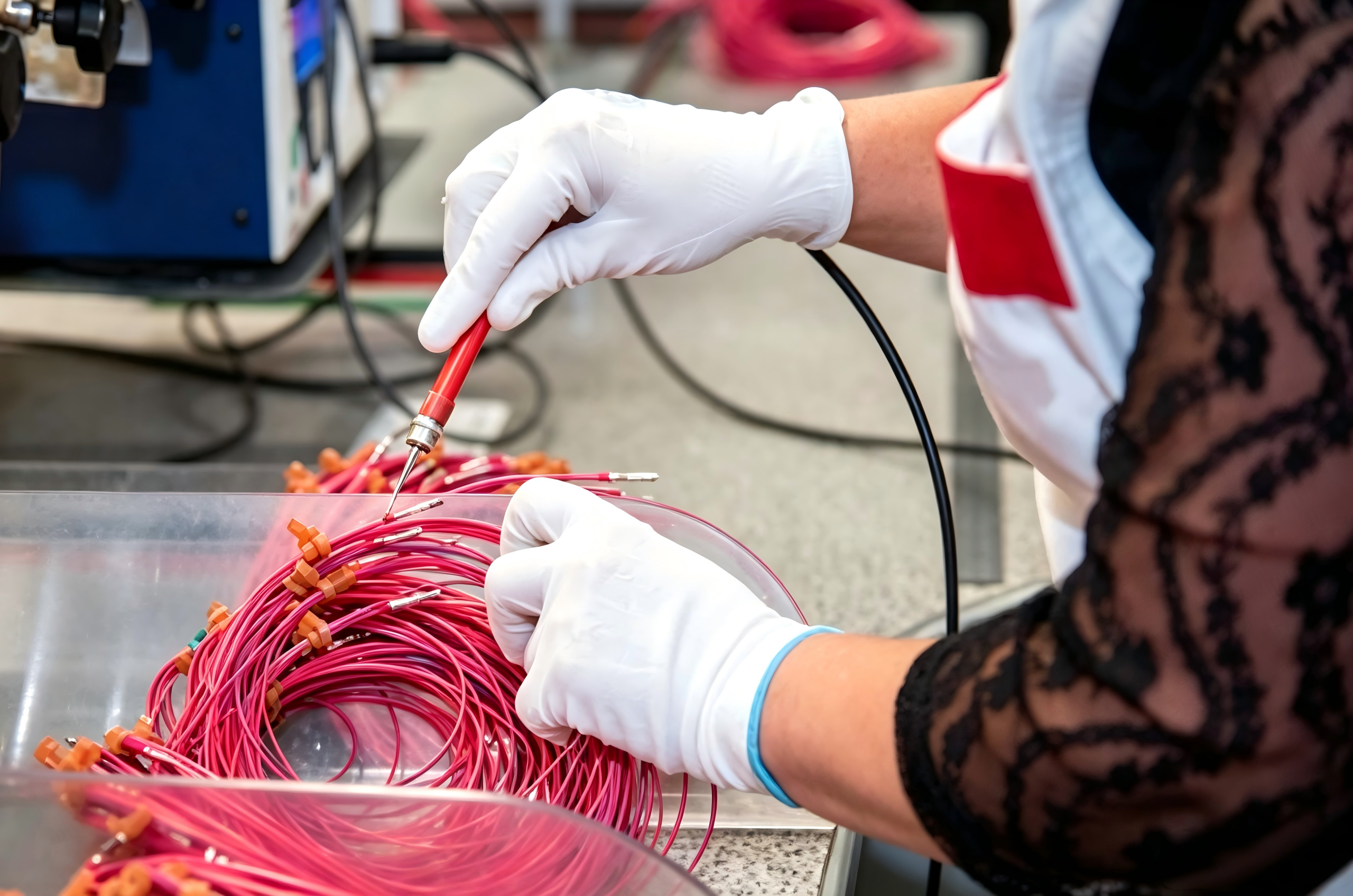 Soldagem ultrassônica na fabricação de chicotes de fios: processo, benefícios, aplicações e controle de qualidade